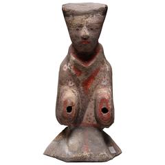 Ancient Chinese Han Dynasty Terracotta Attendant, 206 BC 5