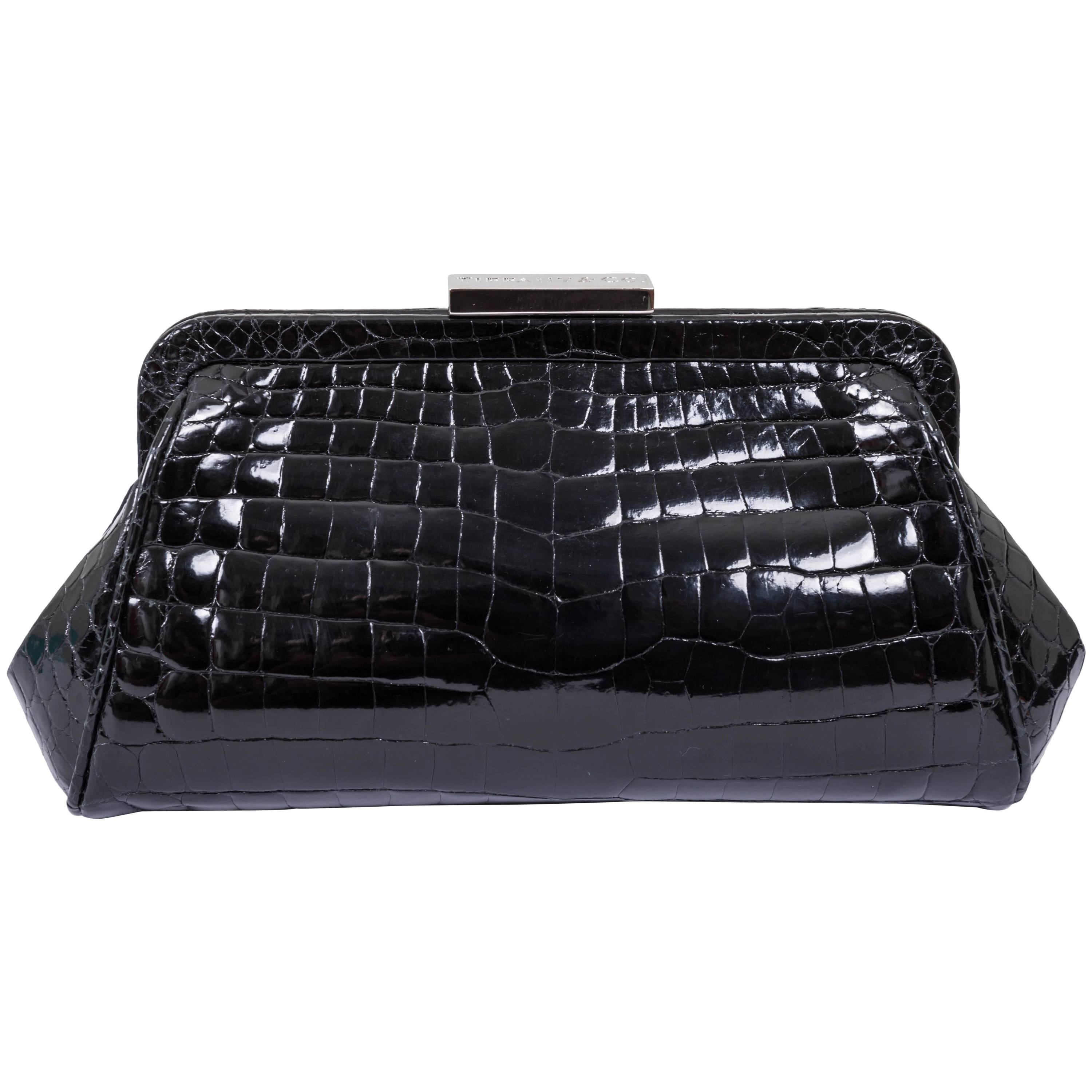 Tiffany & Co. Crocodile Morgan Clutch Bag