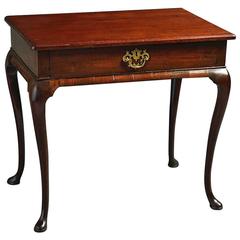 18th Century George II Period Mahogany Side Table