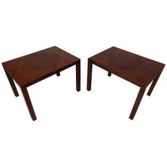 Pair Midcentury End Tables by Lane 12