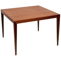 Square Side Table in Brazilian Rosewood by Severin Hansen