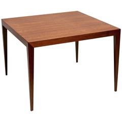 Square Side Table in Brazilian Rosewood by Severin Hansen 10