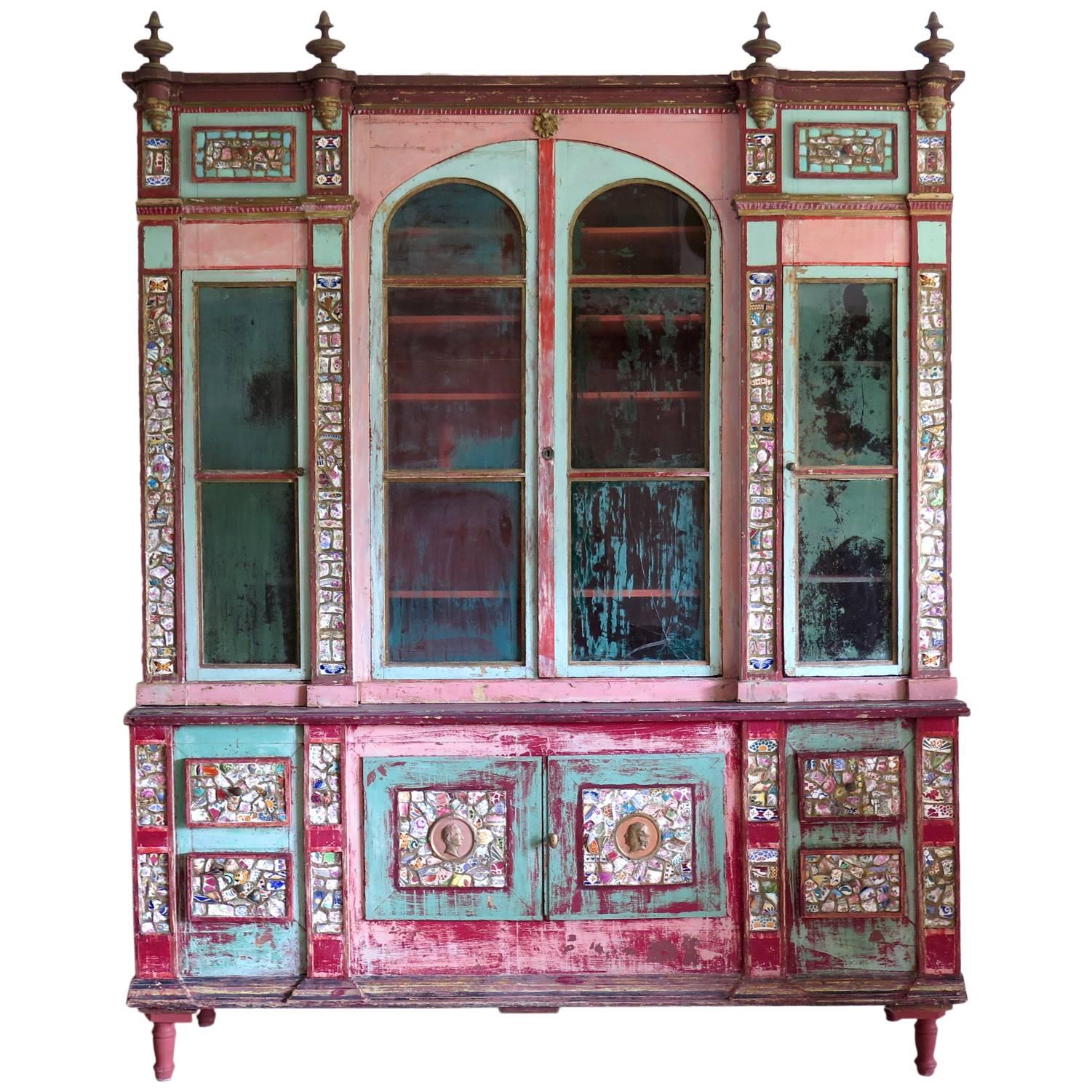 Folk Art "Picassiette" Deux-Corps, France, 19th Century For Sale