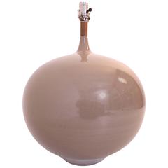 Large Sphere Shaped Ceramic Table Lamp