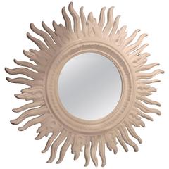 Pair of Lacquer Sun Mirrors