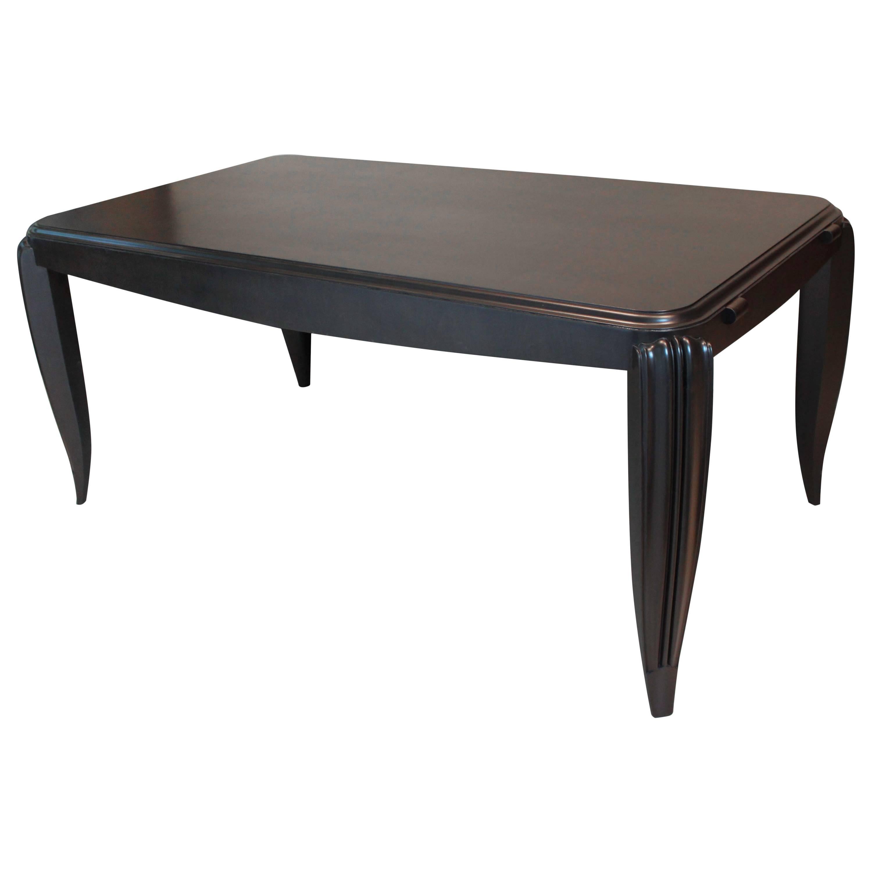 Ebonized Dining Table For Sale