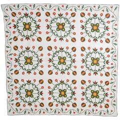 Antique Original Pattern Applique Quilt