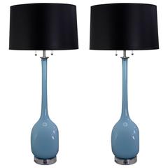 Pair of Unusual Italian, 1960s Murano Glass Table Lamps 6