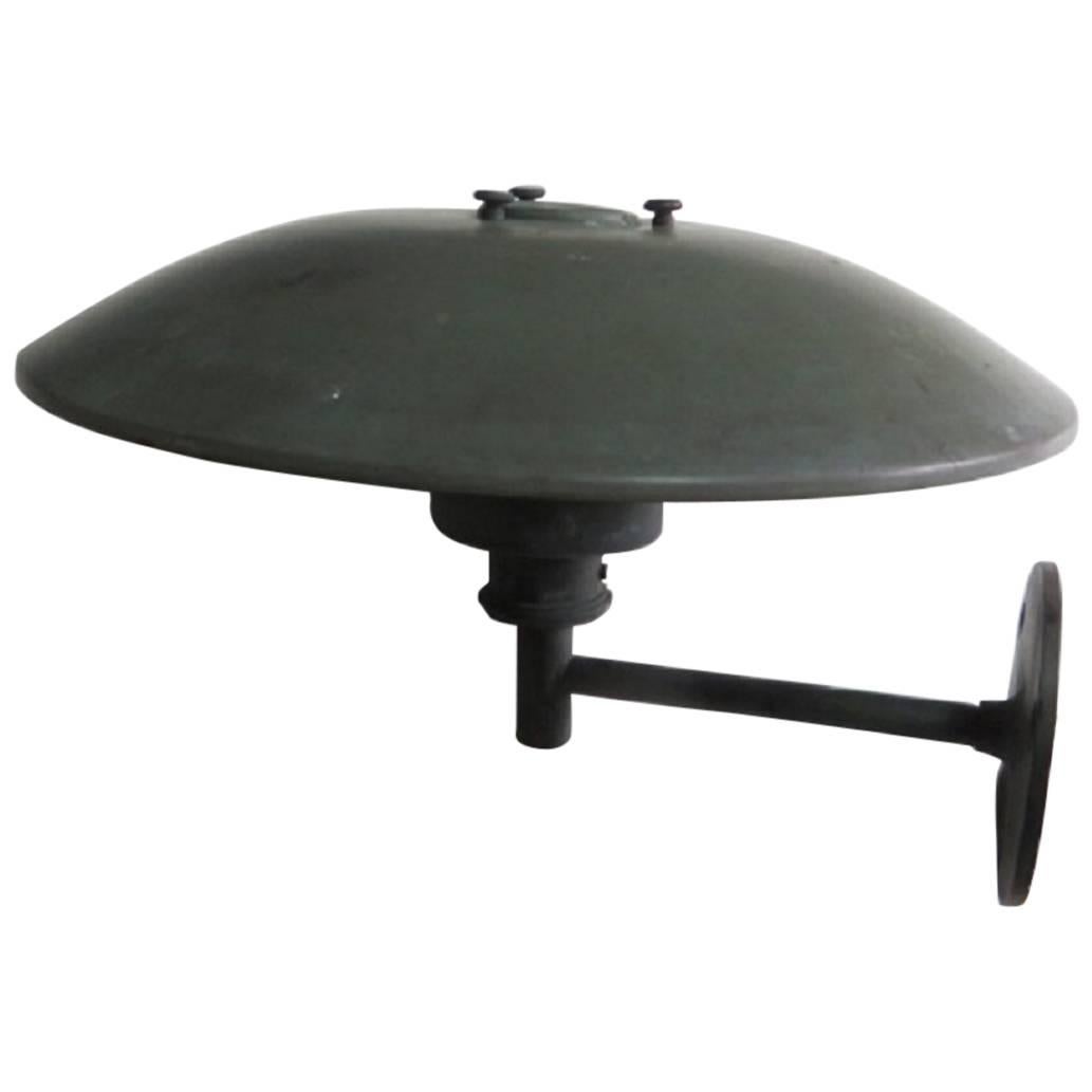 Nicely Patinated Poul Henningsen Copper PH 4.5/3 Outdoor Lamp