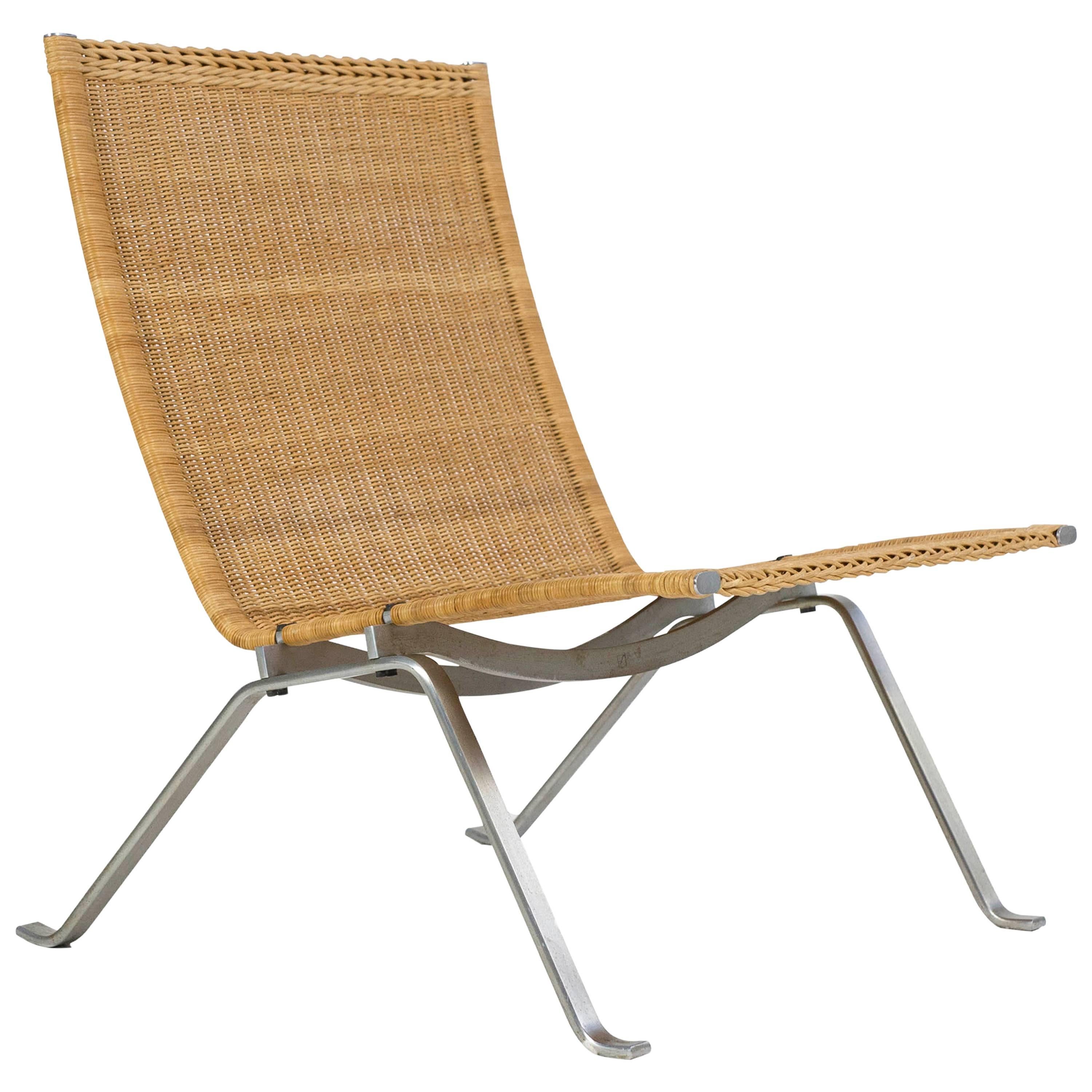 Poul Kjærholm Pk22 Wicker Chair, E. Kold Christensen