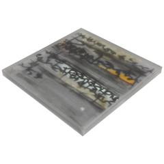 Contemporary Coffee Table in Resin Illuminated Acrylic Lucite 5