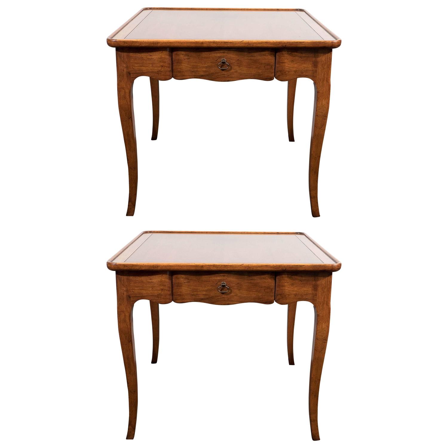 Pair of 1950s Milling Road Side Tables by Baker Furniture at 1stdibs