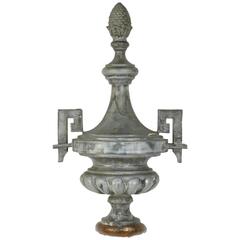 French Zinc Architectural Hanging Wall Element 11