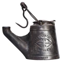 A.C. Wells "Unbreakable" No. 18 Kettle Torch Lamp