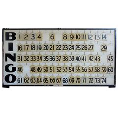 Wooden Town Hall Bingo Board