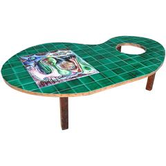 Painter's Palette Tile-Top Coffee Table