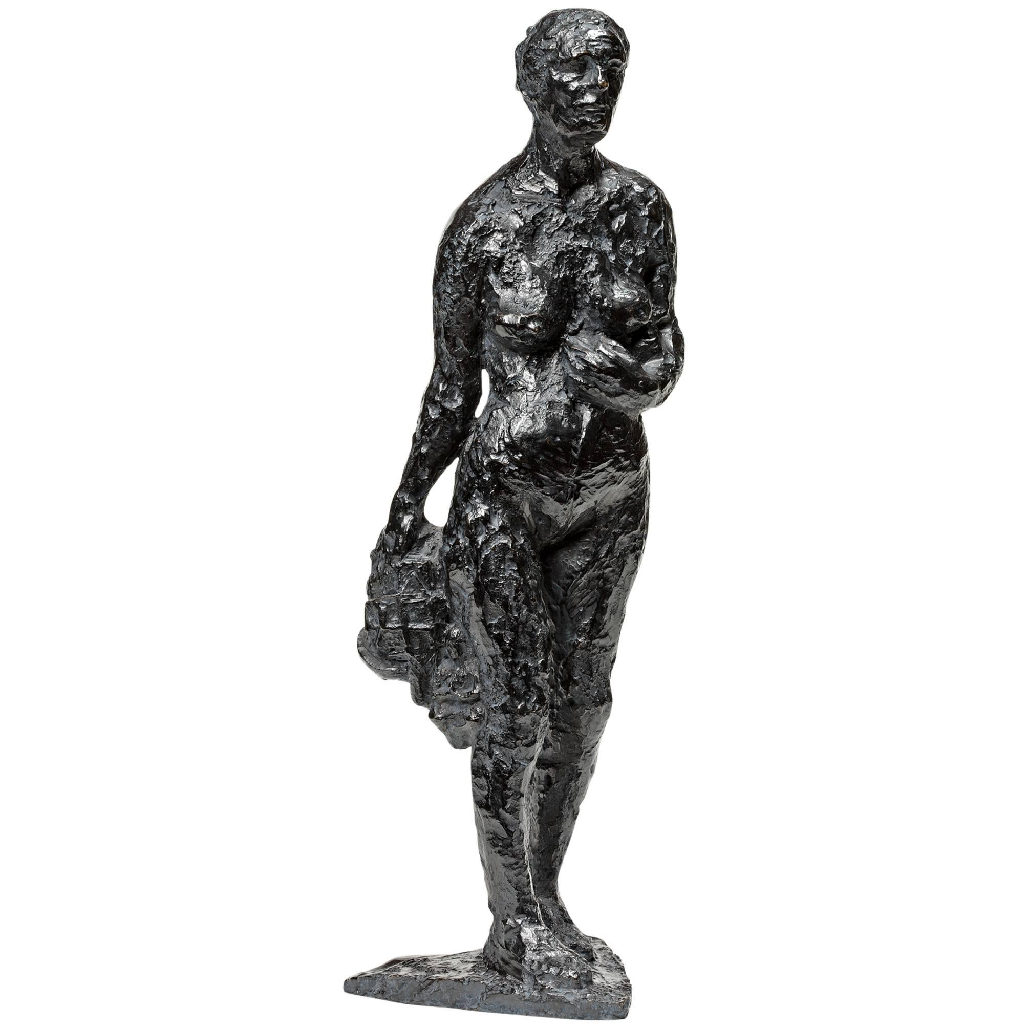 Bronze Sculpture "Mère Courage" by Edmond Moirignot For Sale