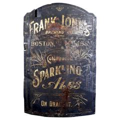Antique 1800s Sparkling Ale Sign