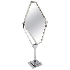 Diamond Shape Art Deco Table Mirror
