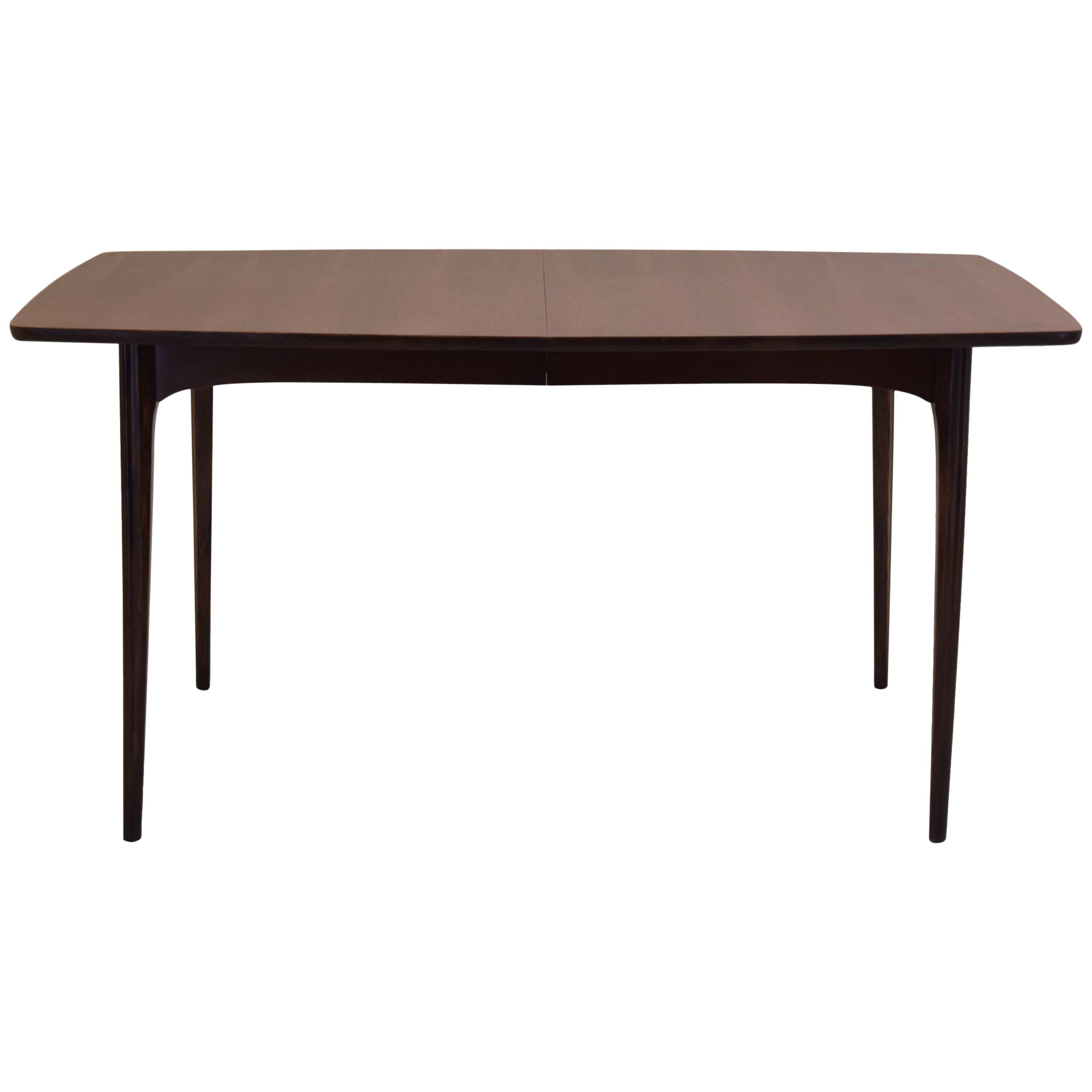 Walnut Dining Table with Extension Leaf