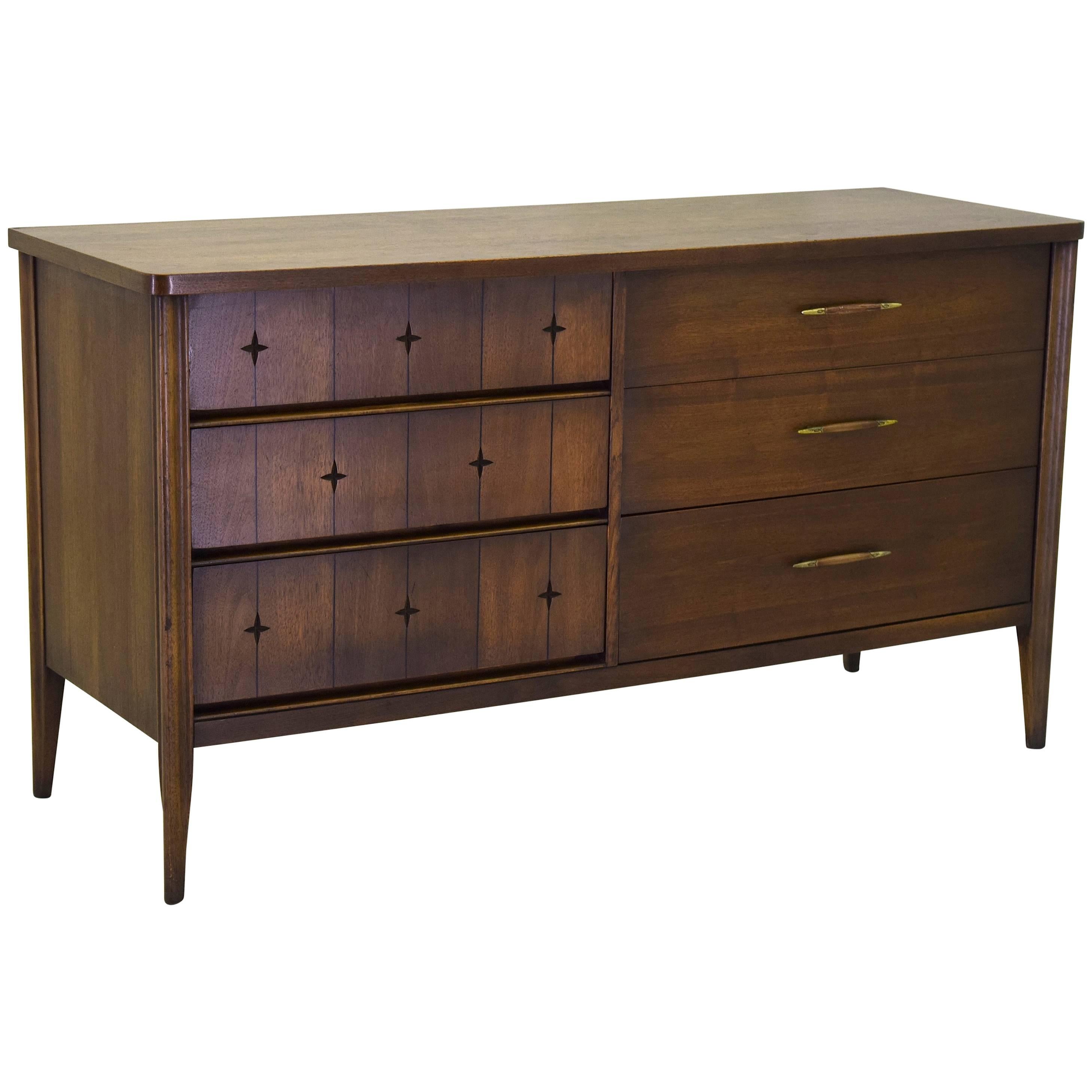 Saga Dresser by Broyhill Premier in Dark Walnut