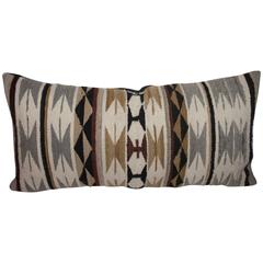 Vintage Navajo Geometric Weaving Bolster Pillow