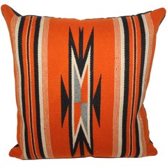 Vintage Fantastic Chimayo Weaving Pillow