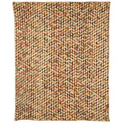 "Tumbling Blocks" Pieced Quilt 6