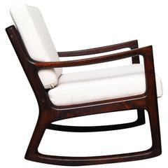 Ole Wanscher Rosewood Rocking Chair