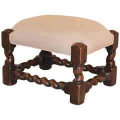 19th Century English Oak Foot Stool