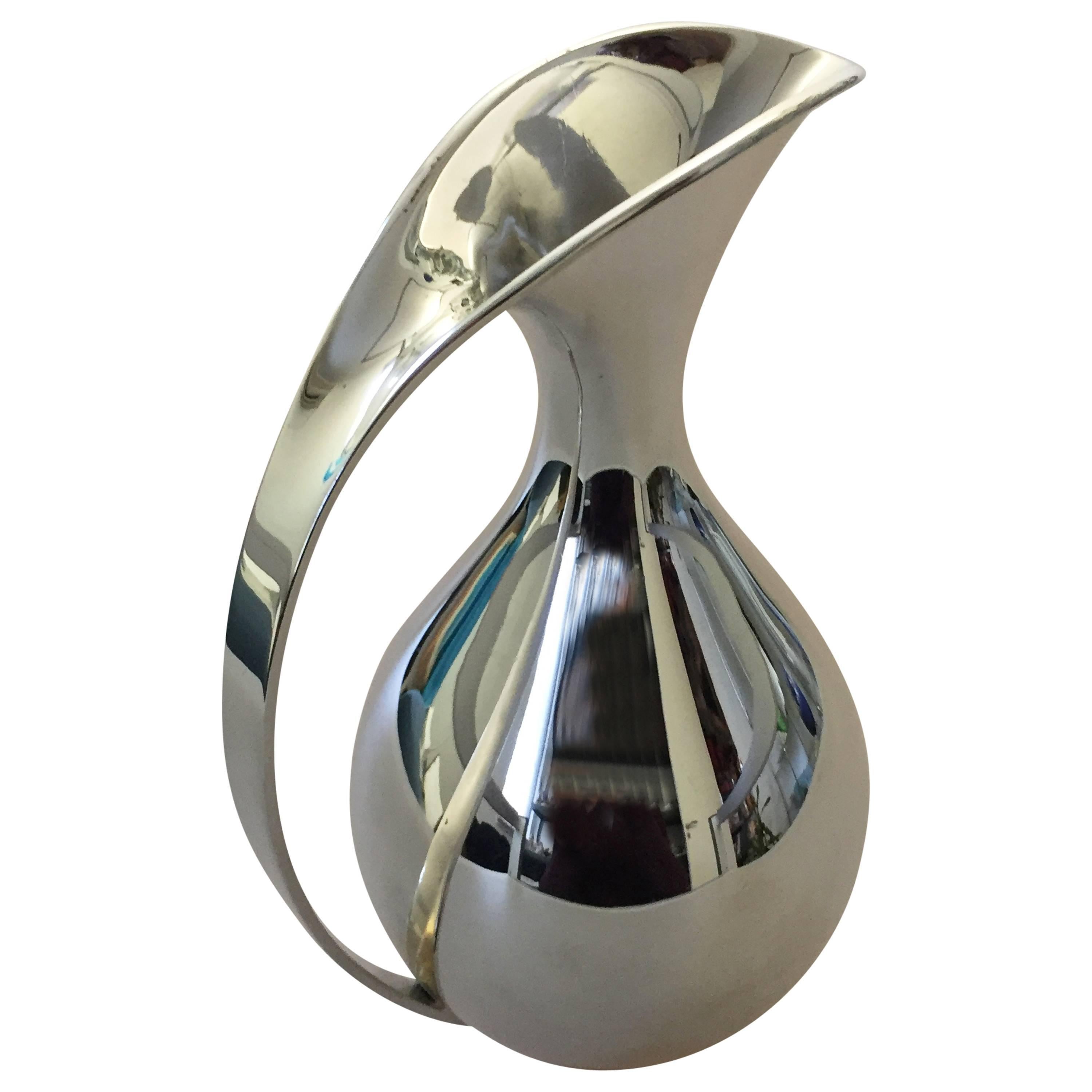 Kay Fisker Sterling Silver Water Pitcher For Sale
