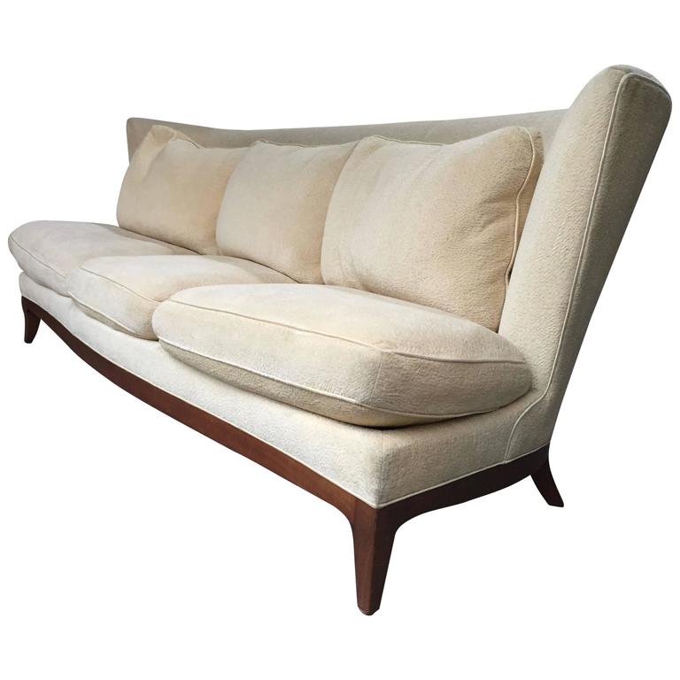Dunbar Wingback Sofa by Edward Wormley at 1stDibs