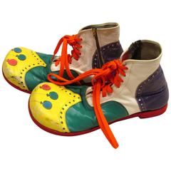 Vintage Happy Balloons Clown Shoes