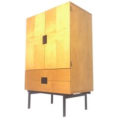 'Japanese' Series Birch Cabinet by Cees Braakman for Pastoe, Netherlands, 1950s