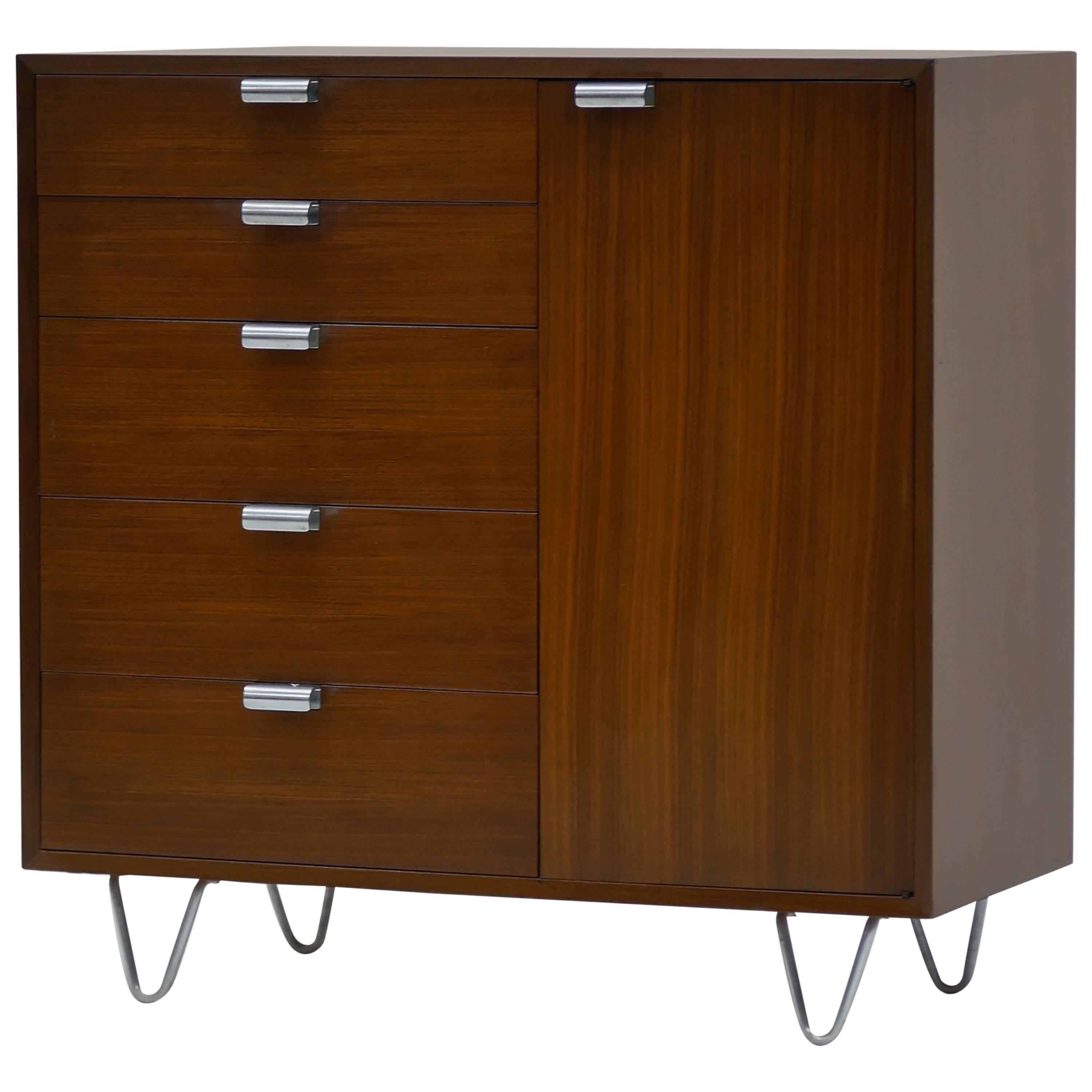 Walnut Dresser by George Nelson for Herman Miller For Sale