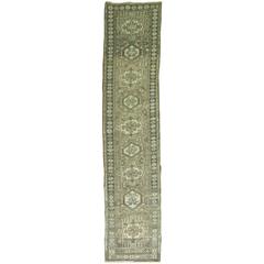 Earth Tone Heriz Runner 2