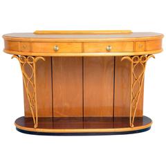 Rounded Italian 1940s Console by Fagioli Firenze 5