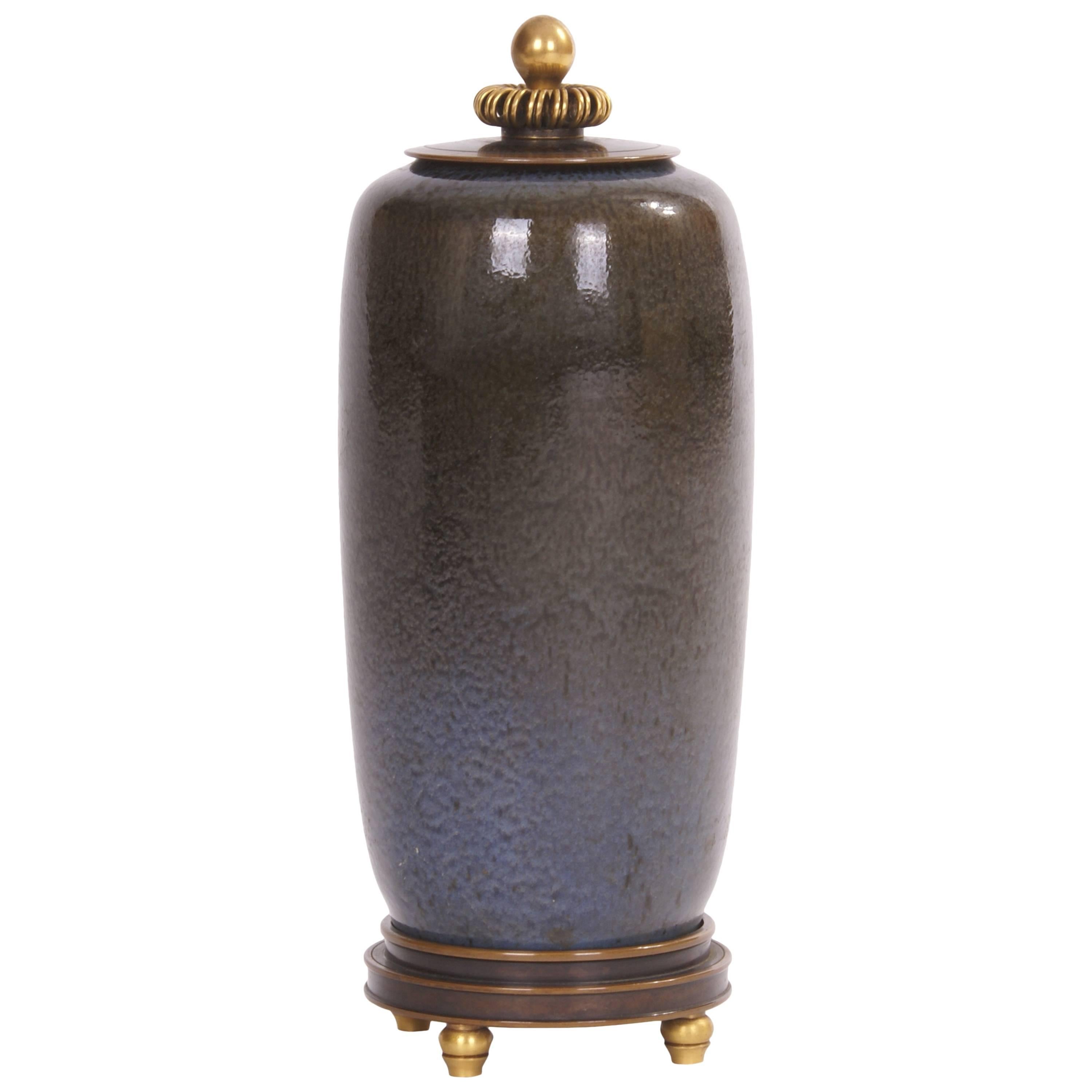 Nils Thorsson Lidded Jar for Royal Copenhagen, 1962 For Sale