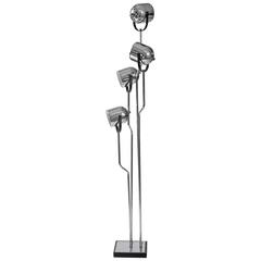 Reggiani Chrome Multi-Head Floor Lamp