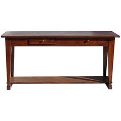 French Console Table with 2 Drawers