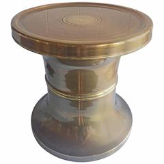 Brass Mastercraft Side Table