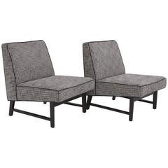Pair of Edward Wormley Lounge Chairs for Dunbar 9