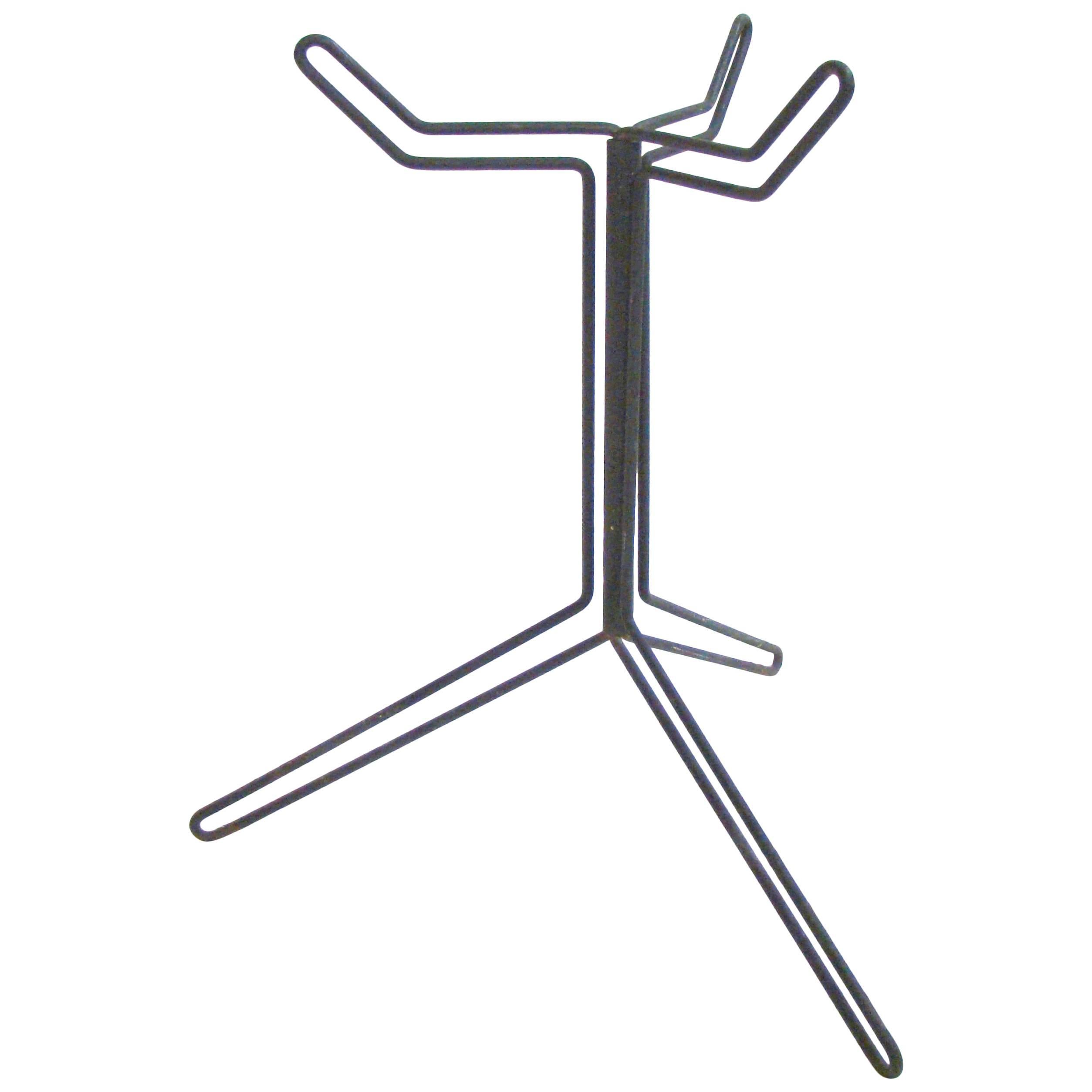 Sculptural Wire Silhouette Plant Stand after Tony Paul, circa 1950s