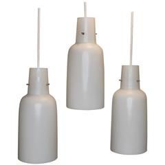 Stilnovo Style Glass and Brass Pendants 2