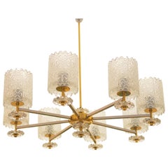 Austrian Large Chandelier From the 1970s