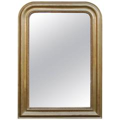 19th Century Gold Gilded French Mirror