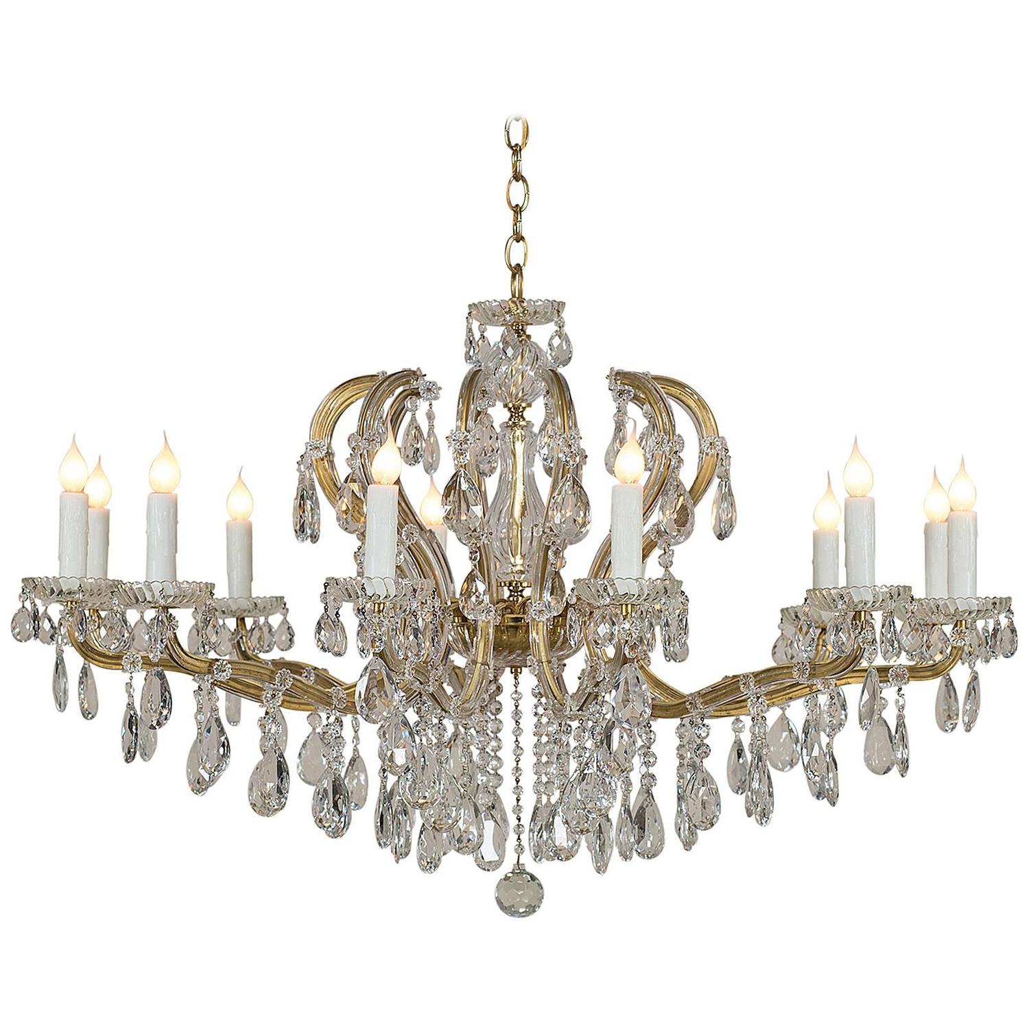 Theresaquot; Vintage Austrian Crystal Chandelier circa 1940 at 1stdibs Theresaquot; Vintage Austrian Crystal Chandelier circa 1940 at 1stdibs