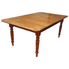 Antique Canadian Country Farm Table