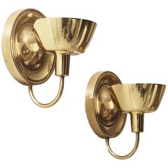 Pair of Large Wall Lights by Josef Frank