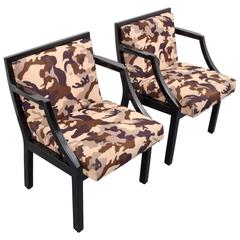 Pair of Edward Wormley Armchairs for Dunbar, circa 1965 8
